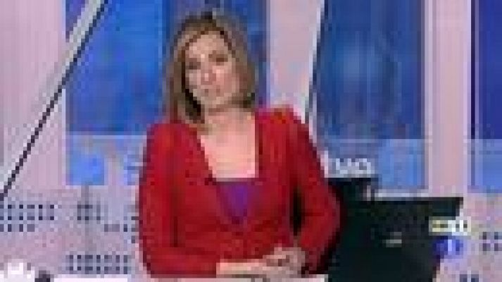 Telediario 1 - Protesta violenta en la embajada británica por las Malvinas