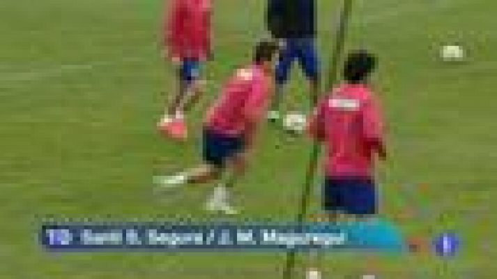 Telediario 1 - Tiago, motivado para jugar contra el Hannover en la Europa League