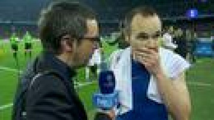 Iniesta:"El equipo sigue con ambición de llegar lejos"