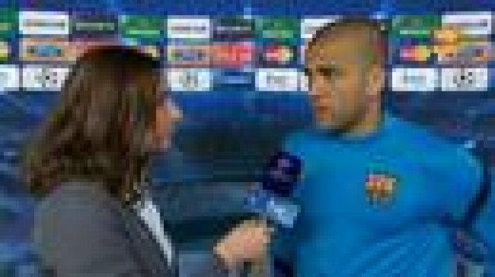 Champions League - Alves:"El árbitro tuvo la personalidad de pitar penalti"