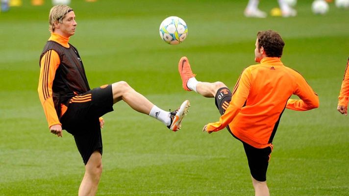 Telediario 1 - El Chelsea confía en Torres y Mata para doblegar al Benfica