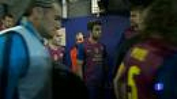 'Ibra' protestó los penaltis del Barça y Guardiola le respondió en sala de prensa