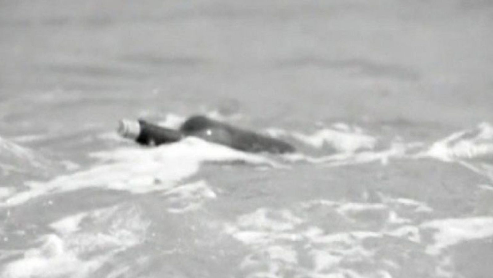 Una botella con un largo viaje