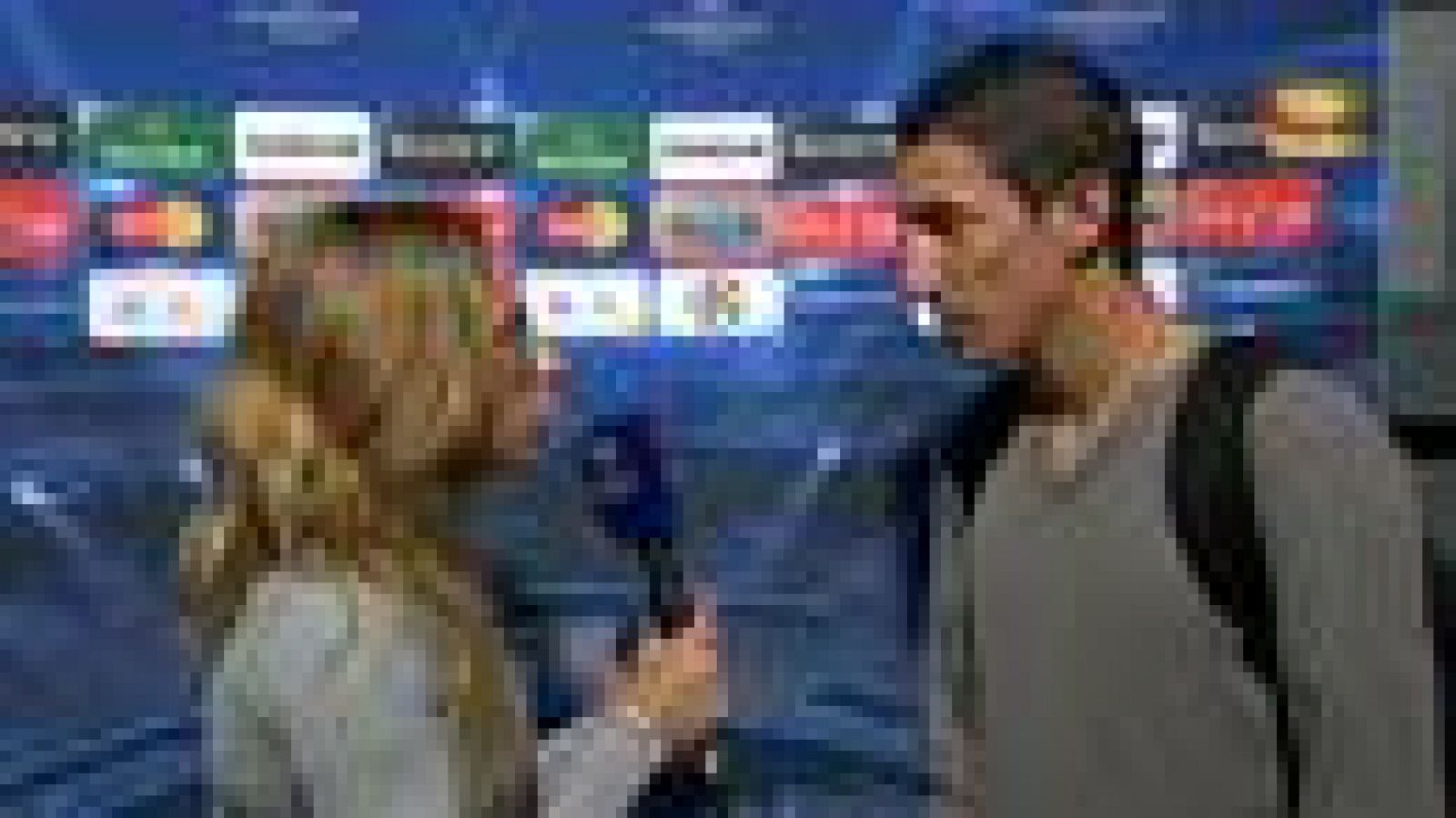 El centrocampista argentino del Real Madrid ha sido uno de los protagonistas de la noche con su gol el día que volvía tras la lesión. Di María, al igual que Mourinho, cree que el Barça será uno de los finalistas de la Champions.