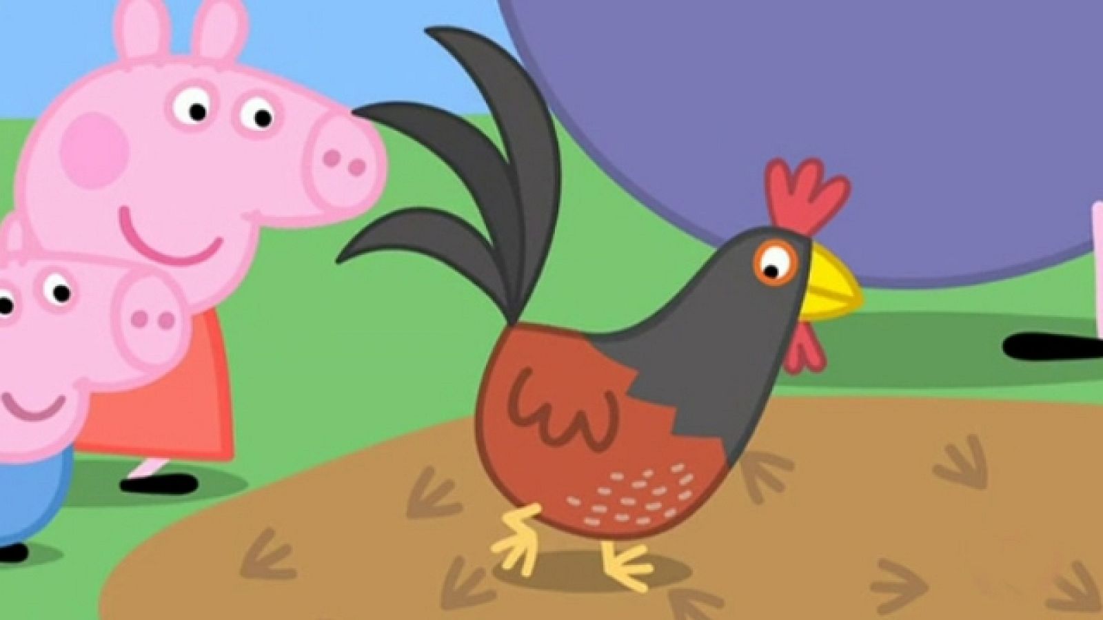 Peppa Pig en inglés Granny pig's chickens RTVE Play