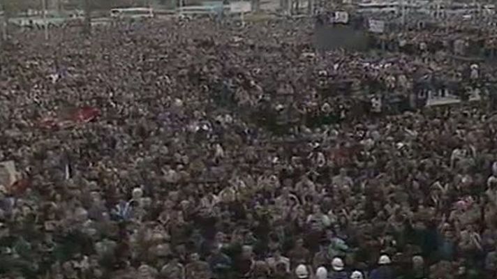 Telediario 1 - 20 años de la guerra en Bosnia