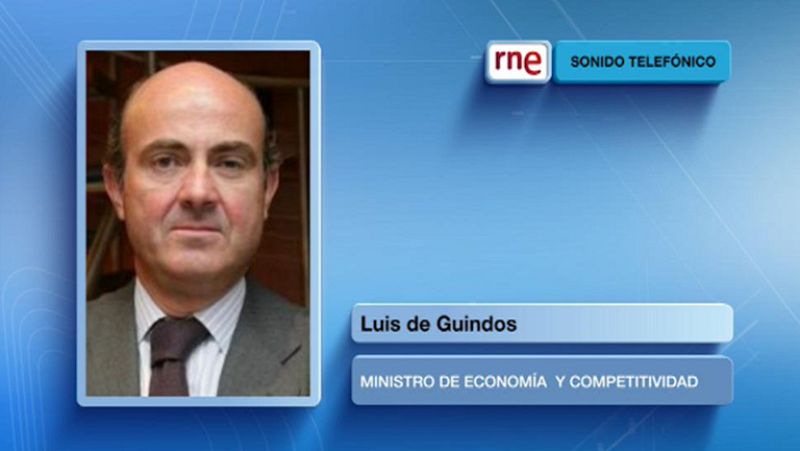 Luis de Guindos descarta que España vaya a pedir un rescate 