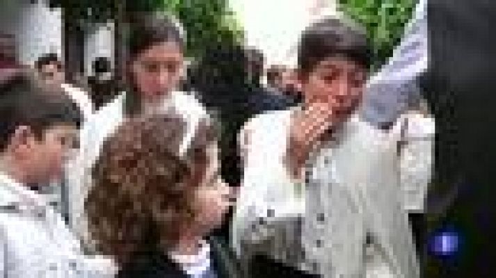 Telediario 1 - Semana Santa: lluvias Andalucía