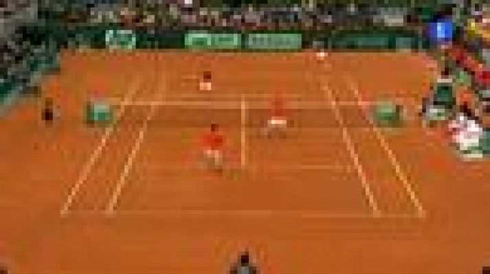 Los tres mejores puntos del España - Austria de dobles de la Davis