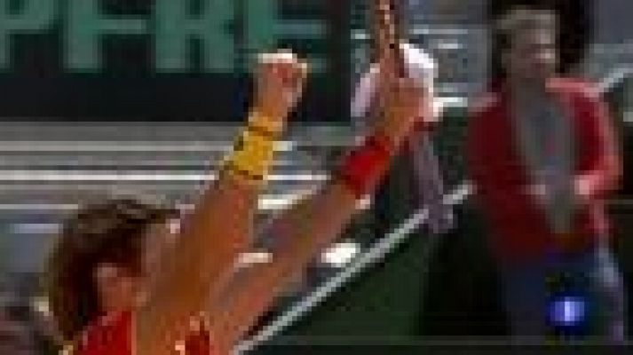Telediario 1 - Ferrer mete a España en semifinales