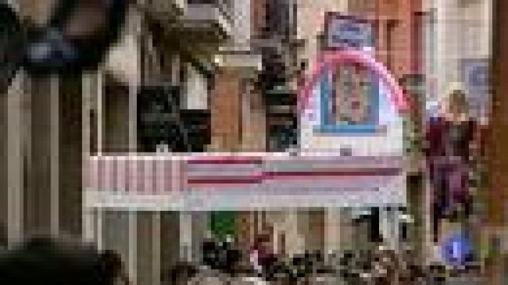 Telediario 1 - La quema de los "Judas"