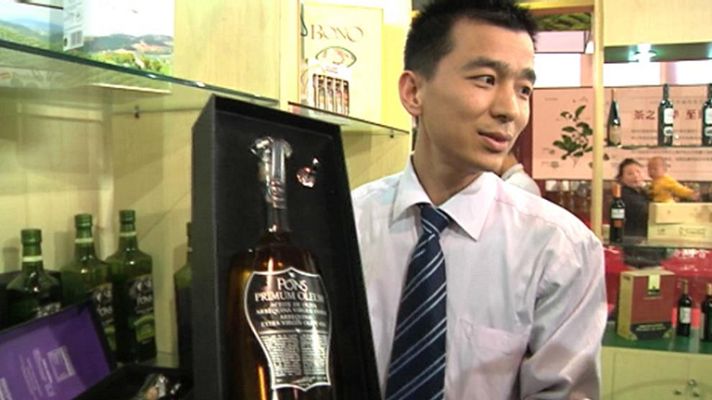 Telediario 1 - Ventas del aceite oliva en China