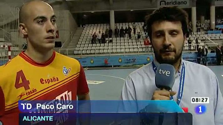 Telediario 1 - El balonmano español será olímpico en Londres 2012