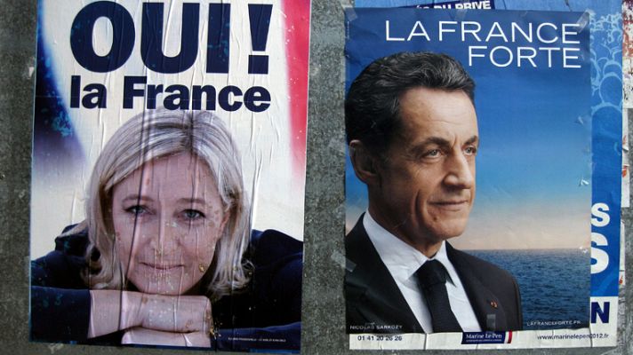 Telediario 1 - Inicio de campaña en Francia