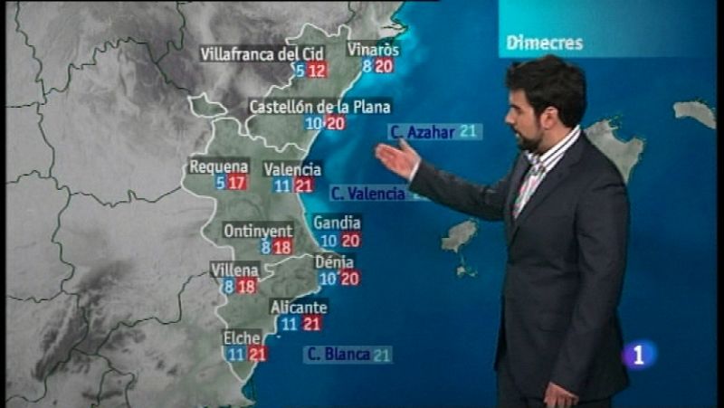 El tiempo en la Comunidad Valenciana - 10/04/12 - Ver ahora 