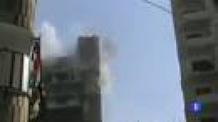 Telediario 1 - Continúan los combates en Siria