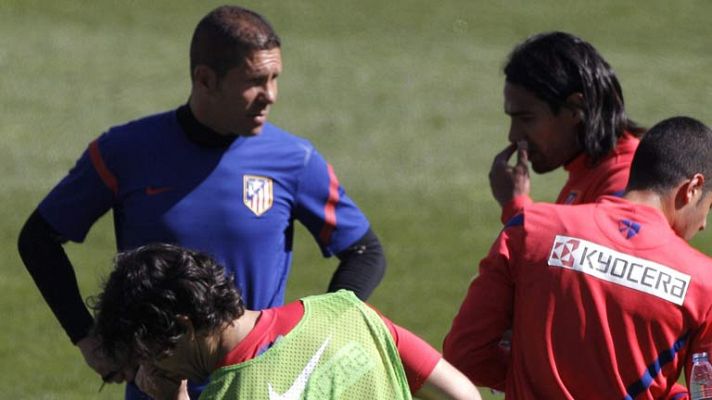 Telediario 1 - El Atlético no quiere defraudar a su afición en el derbi