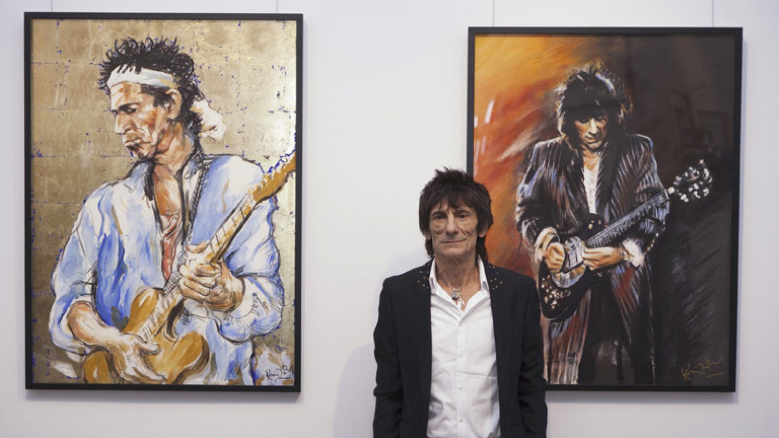 Telediario 1: Las pinturas de Ronnie Wood | RTVE Play