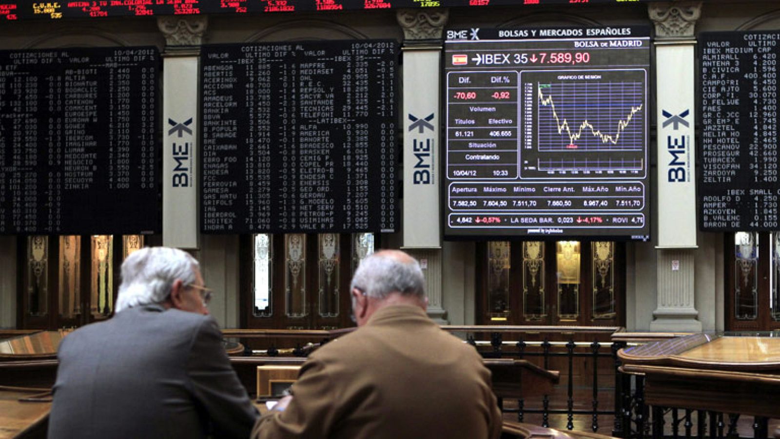 De Guindos convencido de que no será necesario un rescate pese al record en la prima de riesgo