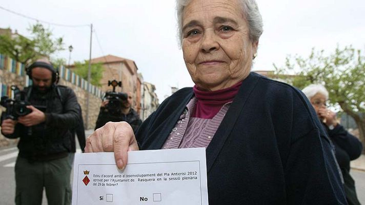 La noche en 24h - El 56% de los votantes de Rasquera aprueba la plantación de cannabis