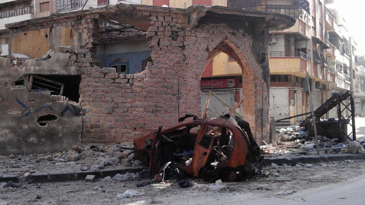 Telediario 1 - Kofi Annan visita Irán para intentar salvar su plan de paz para Siria