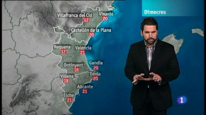 El tiempo en la Comunidad Valenciana - 11/04/12