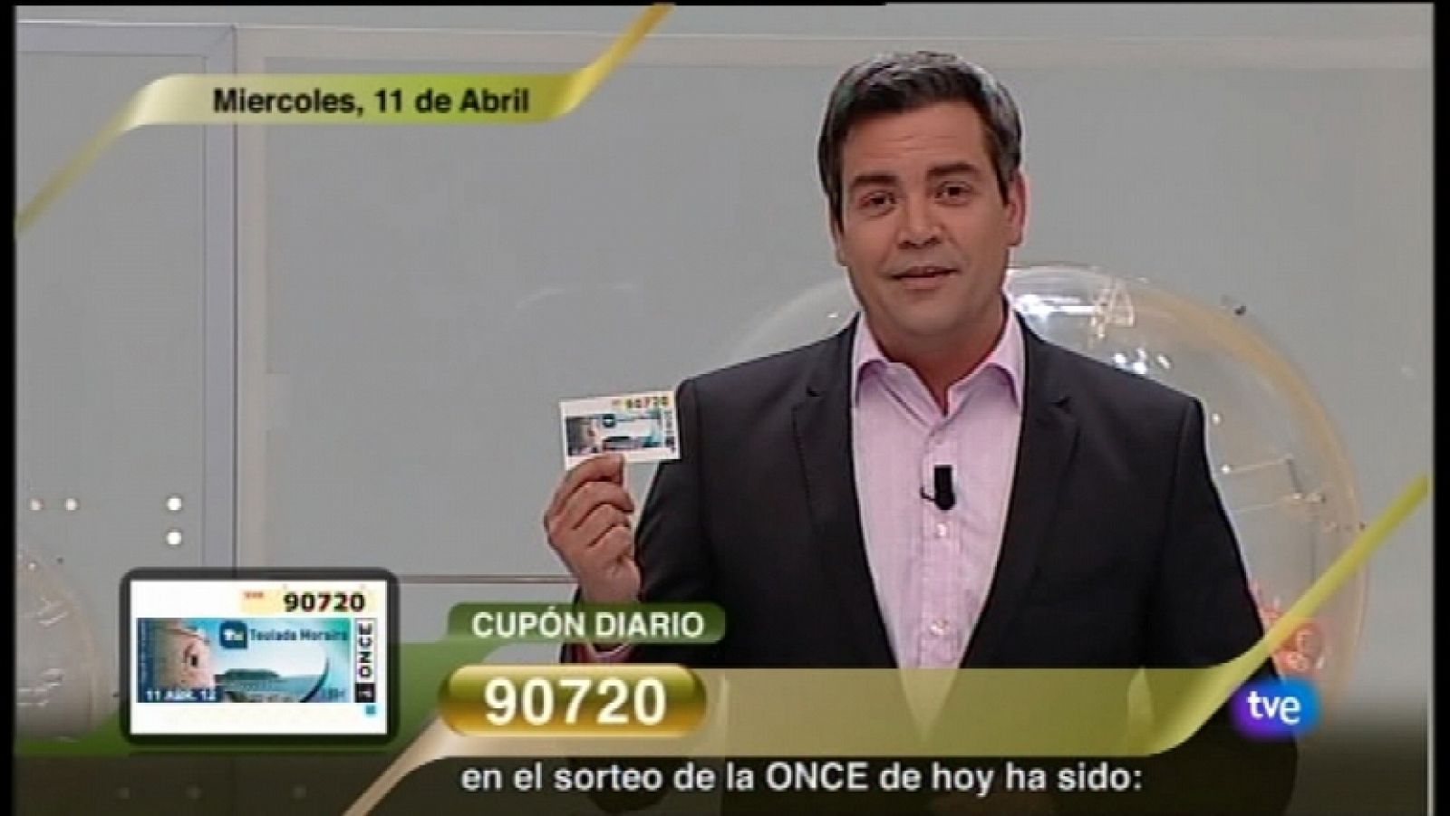 Sorteos ONCE: Sorteo ONCE - 11/04/12 | RTVE Play