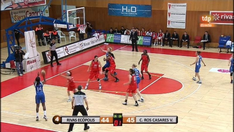 Baloncesto: Liga femenina. Play Off Clasificación. 2º partido - Rivas Ecopolis - Ciudad Ros Casares Valencia - 11/04/12 - ver ahora