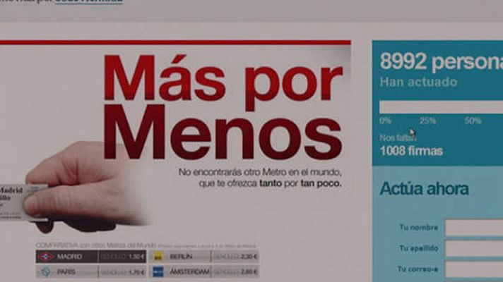 Telediario 1 - Aprueban la subida del metro