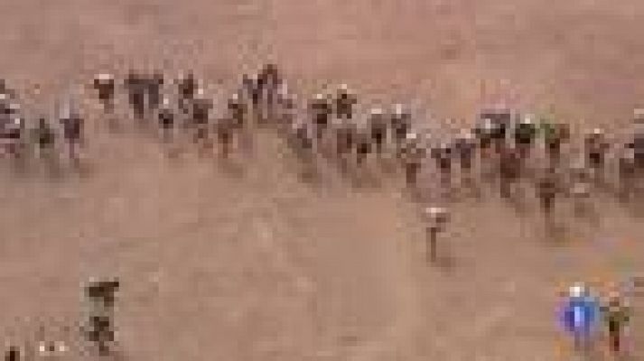 Telediario 1 - El Maratón de las Arenas, una de las carreras más duras del mundo