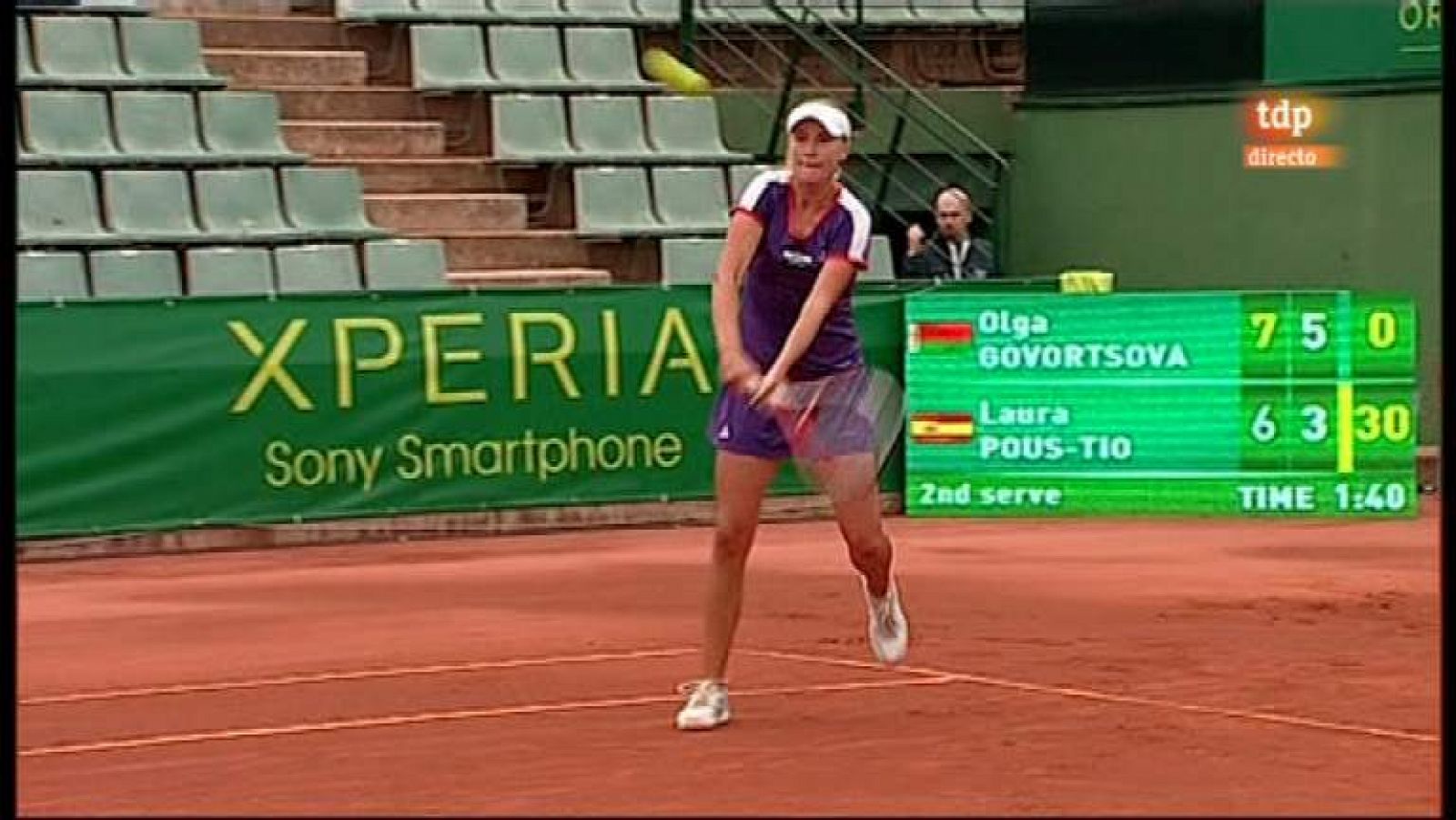 Sin programa: Tenis - WTA Barcelona Ladies Open: Jueves. 1º partido - 12/04/12 | RTVE Play