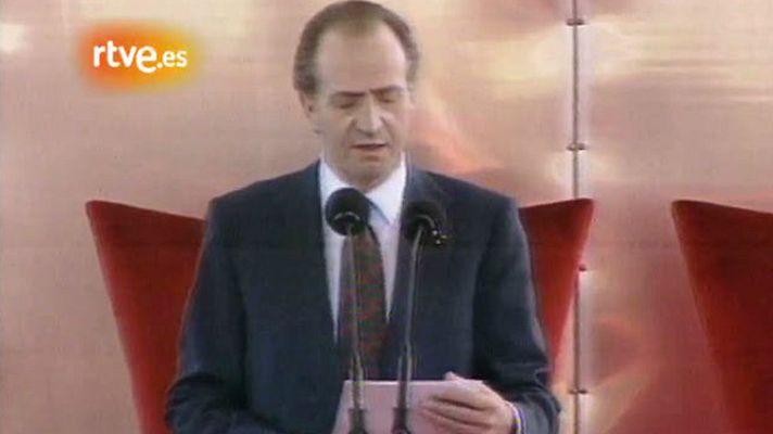 Fue noticia en el Archivo de RTVE - El Rey inaugura la Expo'92