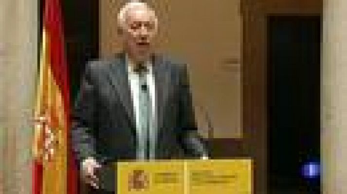 Telediario 1 - España busca apoyos internacionales