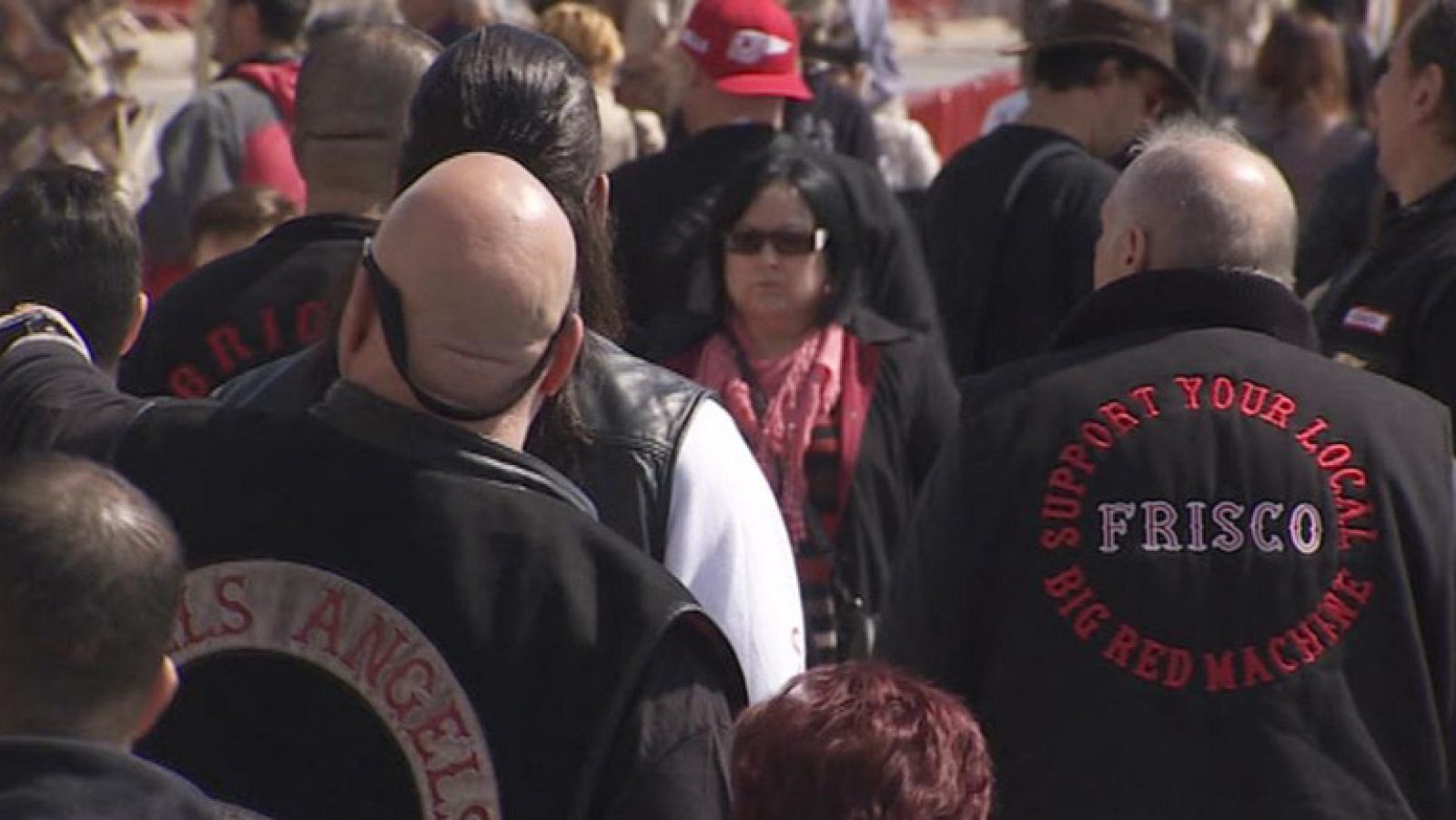 Lloret de Mar, en Girona, acoge una concentración de los "Ángeles del infierno"