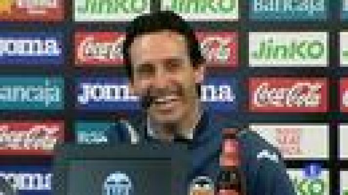 Telediario 1 - Simeone: "Creo en esta plantilla"