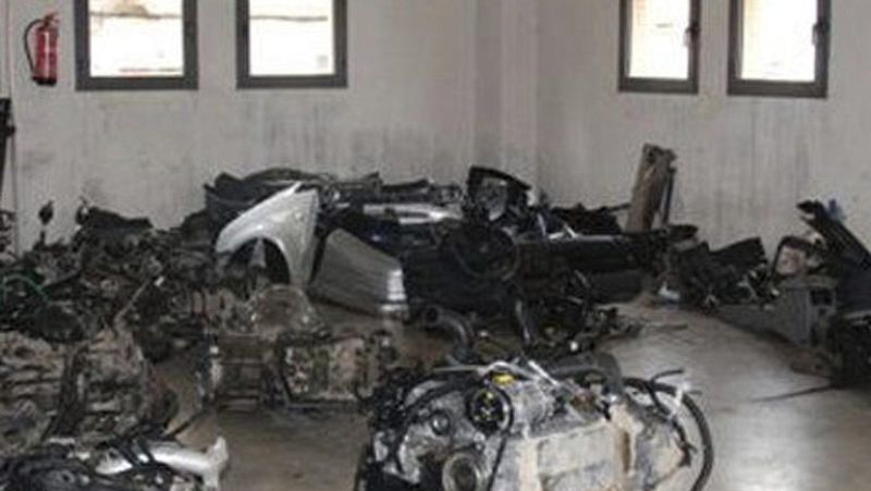 Intervienen piezas de automóviles robados valoradas en 500.000 ¿
