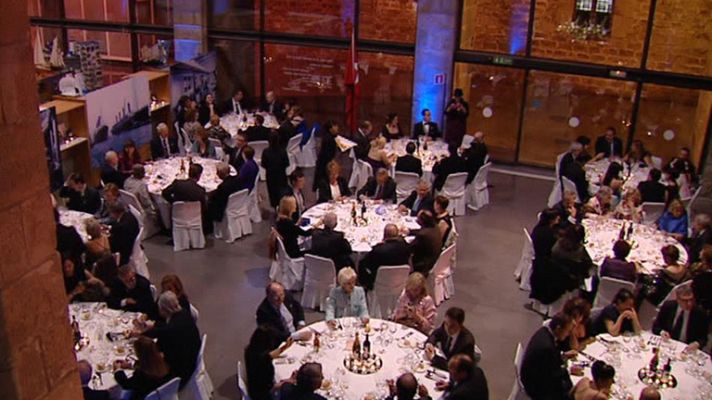 Telediario 1 - Cena de gala por el Titanic