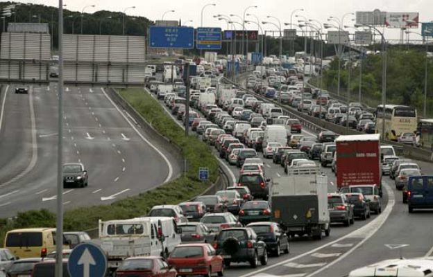 Atascos en las carreteras