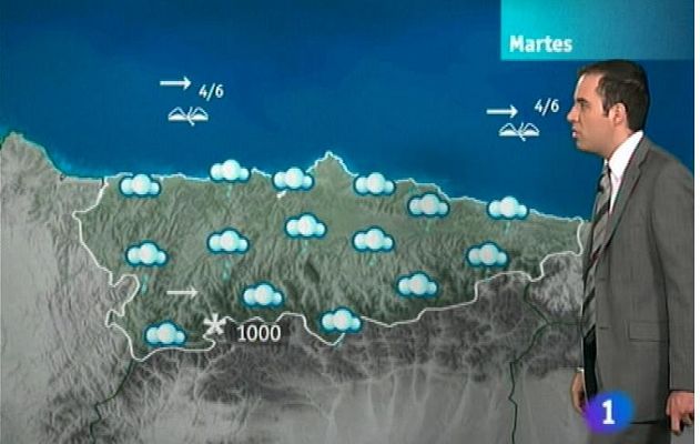 Panorama Regional - El tiempo en Asturias - 16/04/12