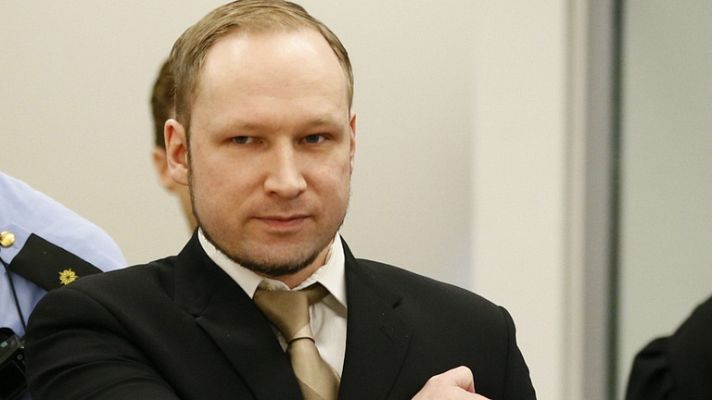 Telediario 1 - Breivik se declara "no culpable"