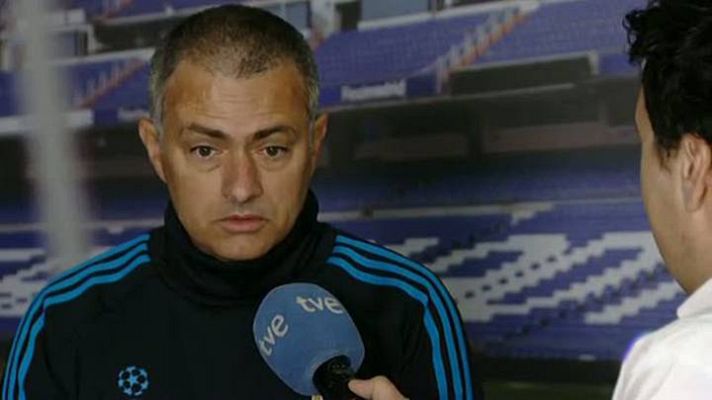 Telediario 1 - Mourinho no pone pegas al árbitro del Bayern - Madrid