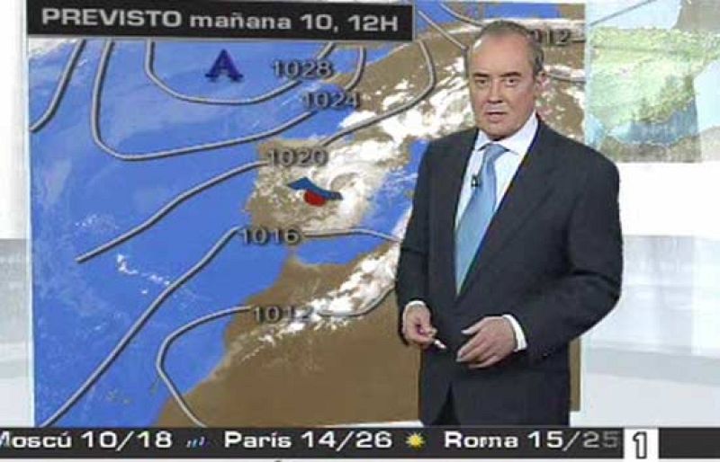 La Agencia Estatal de Meteorología (AEMET) anuncia para este martes posibles chubascos localmente muy fuertes en el norte de la Comunidad Valenciana (09/06/08).