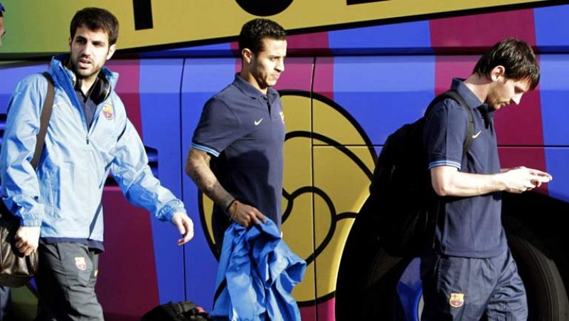 Después del Bayern-Real Madrid, le toca al Barcelona ante otro rival de cuidado, el Chelsea. El equipo de Guardiola ha viajado a Londres dos días antes del encuentro. 