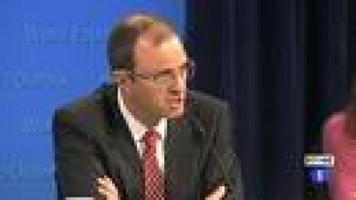 Telediario 1 - El FMI afirma que España necesitará más tiempo para reducir el déficit