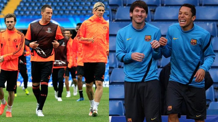 Telediario 1 - El Barça llega a Stamford Bridge cargado de buenos recuerdos