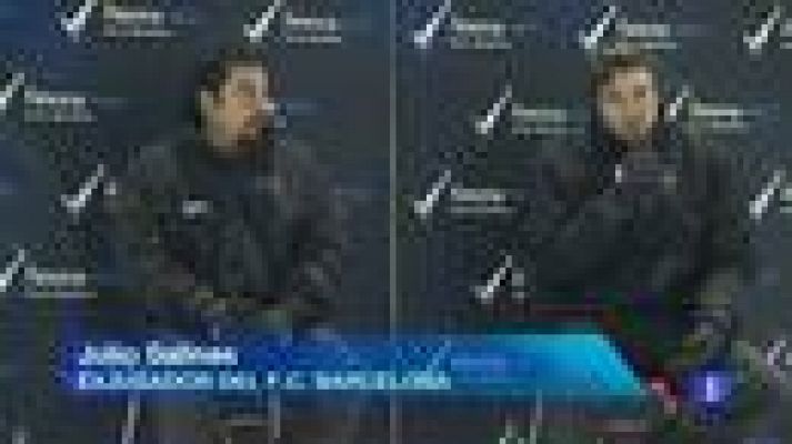 Telediario 1 - El Madrid ya prepara el 'clásico'