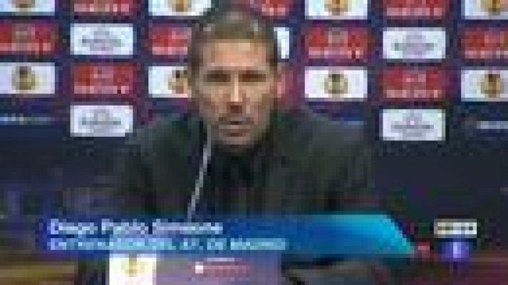 Simeone: "El equipo entendió el momento y entendió el partido"