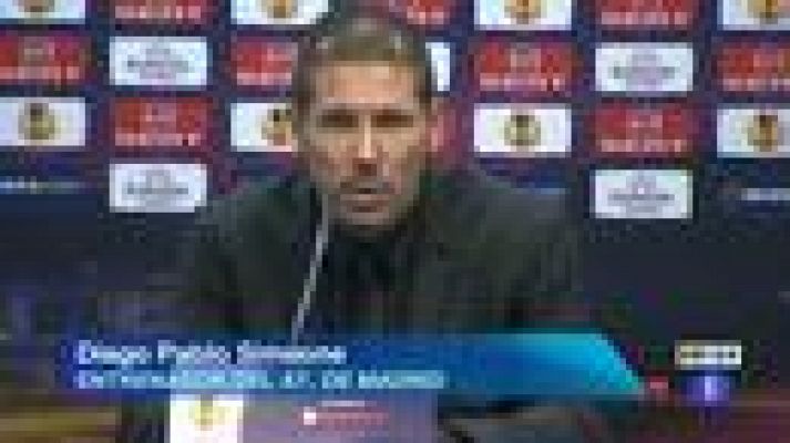 Telediario 1 - Simeone: "El equipo entendió el momento y entendió el partido"