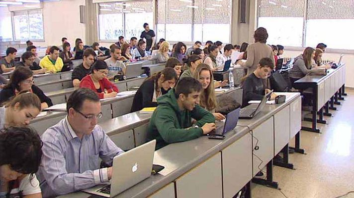 Telediario 1 - Reacción a los recortes