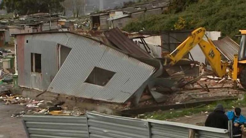 Derribadas, en A Coruña, las últimas infraviviendas 